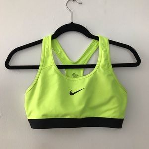 Nike Pro Classic Swoosh Compression Sports Bra.